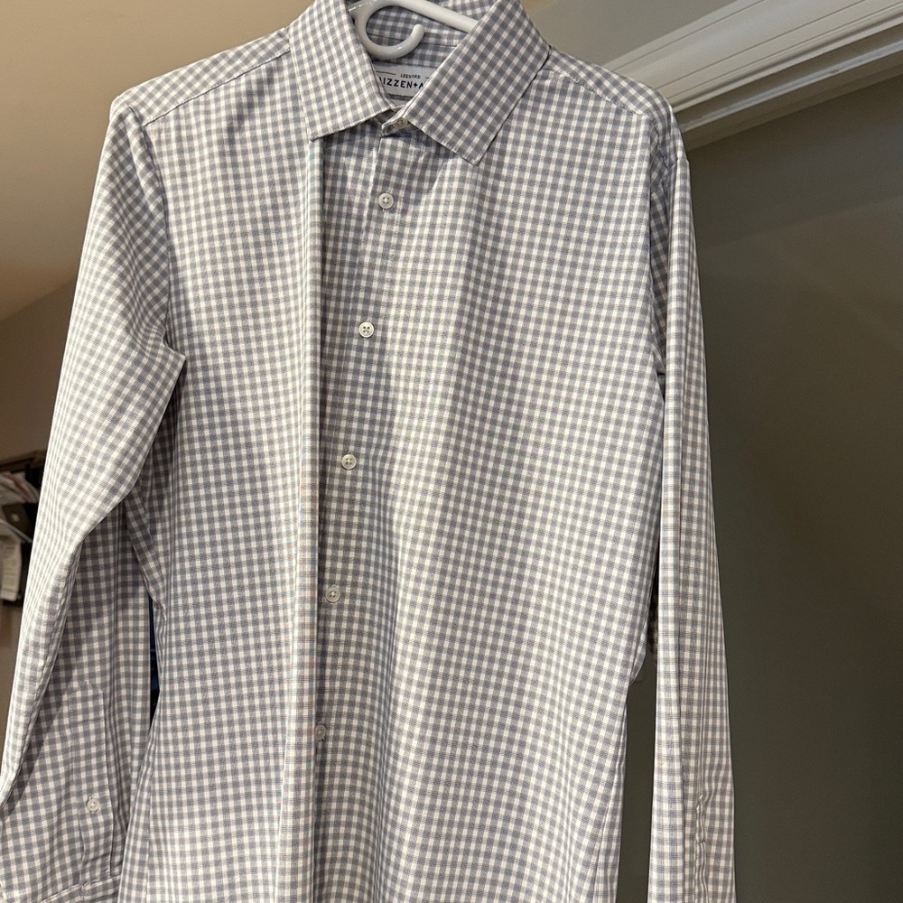 Mizzen+Main Leeward Gray Plaid Shirt - Picture 9 of 9